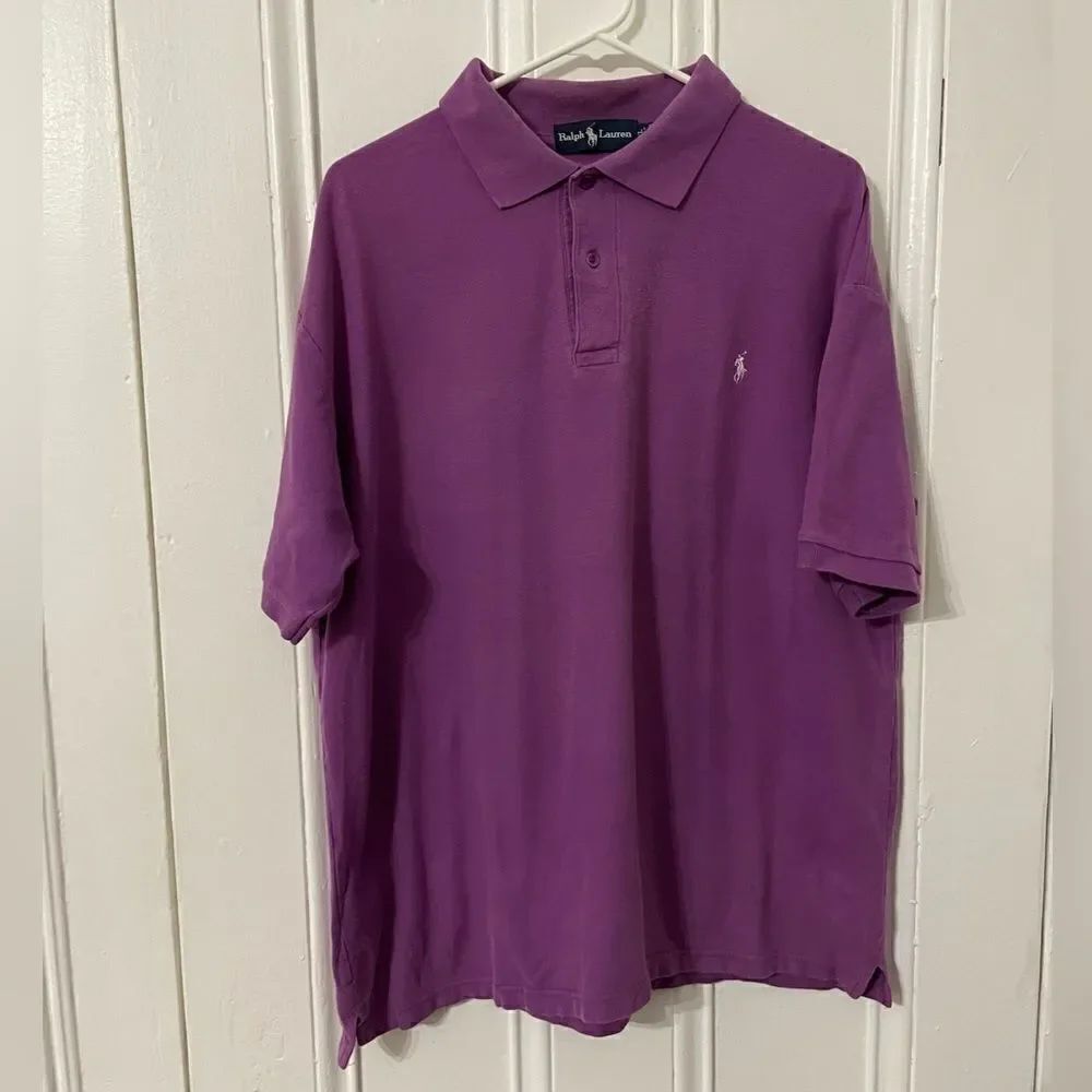 VINTAGE Polo Ralph Lauren short sleeve collar shirt